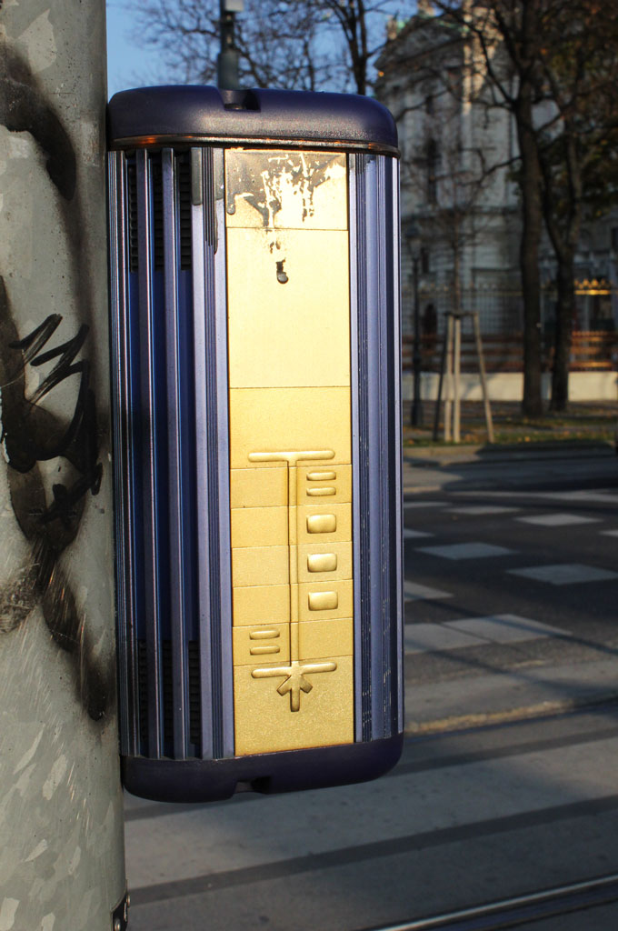 I want to say a visually impaired crossing UI, but can't remember!